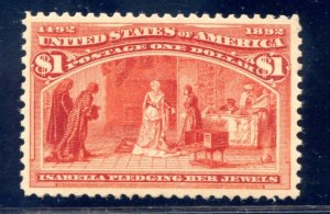 US SCOTT #241 MINT-XF-OG-XXXXLH W/ PF CERT A BEAUTY! (6/3/24 GP)