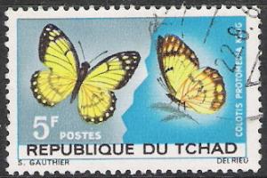 Chad #139 Butterflies Used