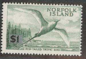 Norfolk Island Scott 82a MNH** with 6x4 mm silver rectangle