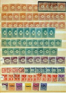 AUSTRIA Early/Mid Dues Officials M&U(Apx 300 Items)Hux 330