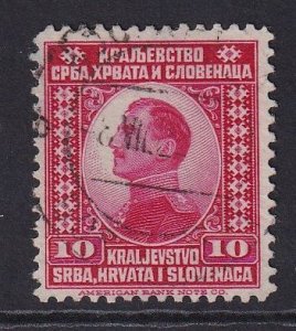 Yugoslavia   #3  used 1921  King Alexander  10p