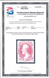 148 Mint,NG... PSE Cert... SCV $290.00 (for no gum)