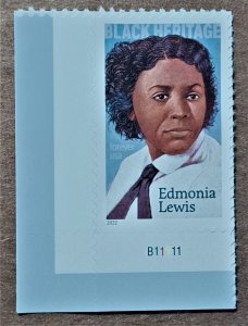 United States #5663 (58c) Edmonia Lewis MNH plate #B11111 (2022)