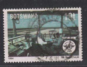 Botswana 566 Inside Control Tower 1994