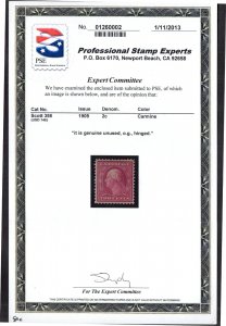 U.S. - 358 - Very Fine - Lightly Hinged (With PSE Certificate)