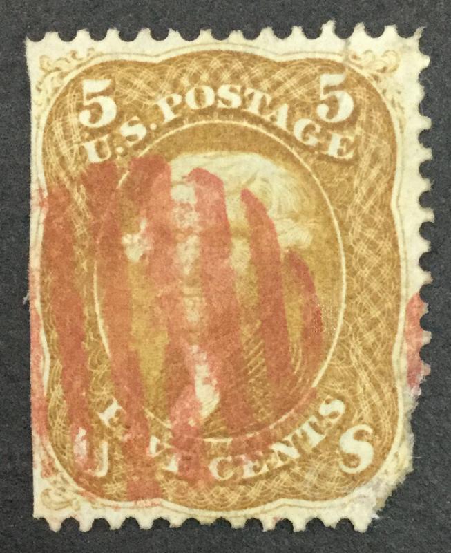 MOMEN: US #67 USED $850 LOT #5902