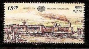 India 2002 Indian Railway Steam Locomotive Transports Train Sc 1952 MNH