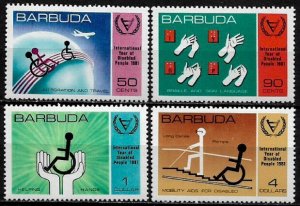 Barbuda #502-5 MNH Set - Year of the Disabled