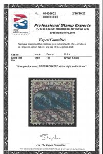 119 Used... PSE Certificate... SCV $190.00... XF centering