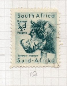 South Africa 1954 Animals Issue Fine Used 1/2d. NW-208408