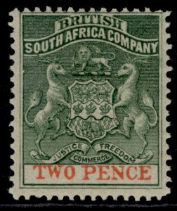 RHODESIA QV SG20, 2d deep dull green & vermilion, M MINT. Cat £29.