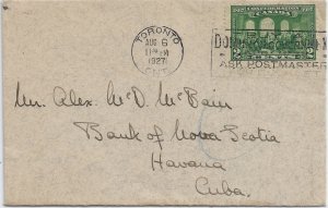 1929 Clinton, Canada to Masterton, New Zealand solo 2c Confederation ... (56874)