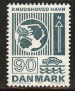 DENMARK  Scott 512 MNH** 1972 90o stamp