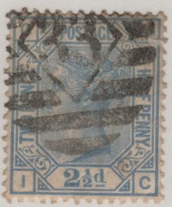 Scott 68 SG 142 Plate 20  2 1/2d Blue I-C