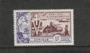 French Equatorial Africa  Scott#  C38  MH  (1954 Liberation Issue)