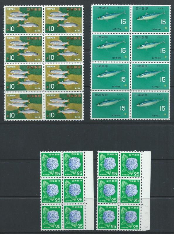 Japan MNH stock,