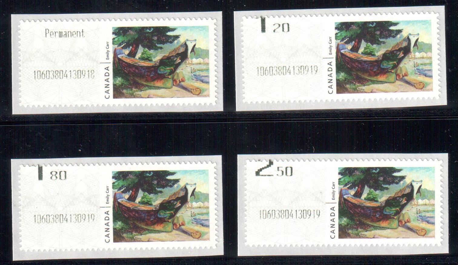 Canada Year 2019 Mint NH Kiosk Stamps set with BAD Shift Variety