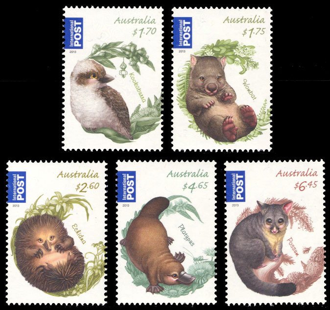 Australia 2013 Bush Babies Scott #3889-3893 Mint Never Hinged