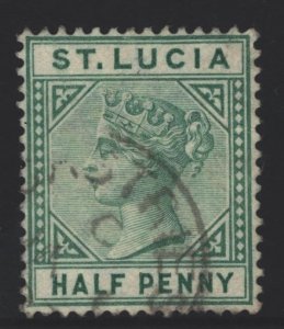 St Lucia Sc#27 Used