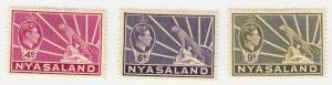 Nyasaland Protectorate - 1938 - SC 59-61 - H