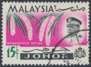 Johore  Malaya  SC#  174  Used   Flowers  see details & scans