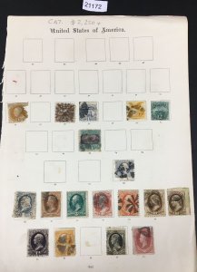 MOMEN: US STAMPS CLASSICS USED COLLECTION CAT. $2,250 LOT #21172