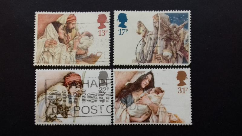 Great Britain 1984 Christmas Stamps Used