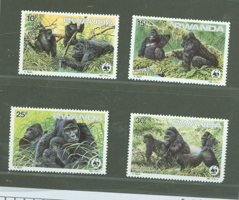 St. Thomas & Prince Islands #1051-1054  Single (Complete Set) (Wildlife)