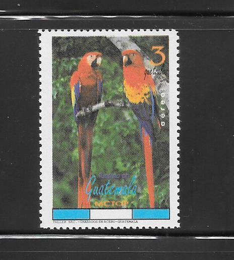 BIRDS - GUATEMALA #C855-MACAWS   MNH