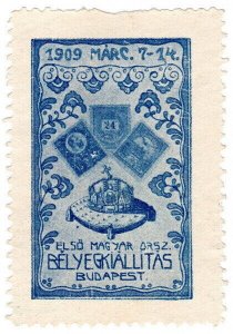 (I.B) Hungary Cinderella : International Stamp Exhibition (Budapest 1909)