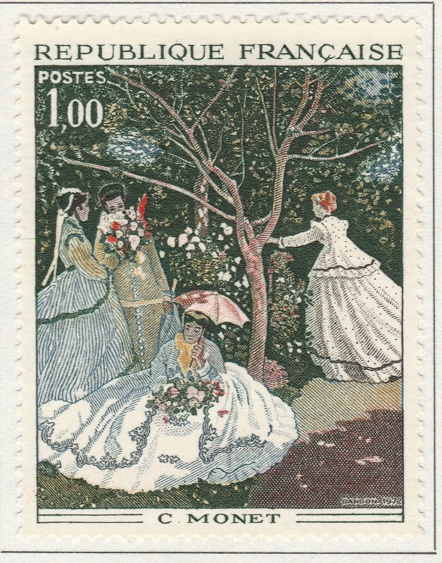 1972 France Monet Art Commemorative MH* Stamp A21P13F5108-
