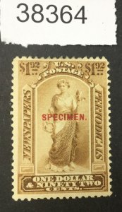 MOMEN: US STAMPS   #PR71s SPECIMEN MINT OG H $75 LOT #38364