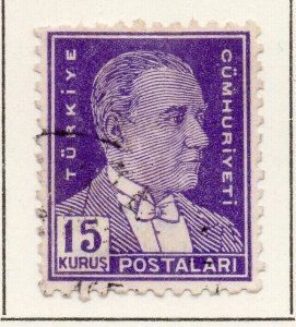 Turkey 1950 Pictorial Issue Fine Used 15krs. NW-243682