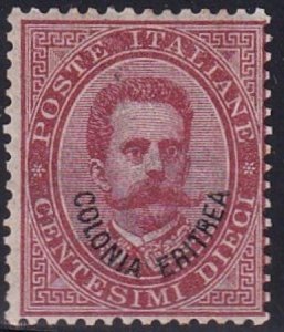 Italian Area -  Eritrea #4 MINT F-VF LH  Cat Value  $100