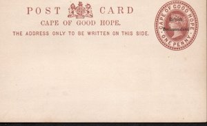 1901 Bechuanaland Postal Card 1a Mint