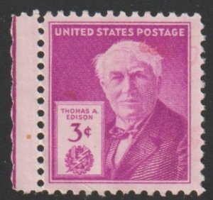 SC# 945 - (3c) - Thomas Edison - Used Single