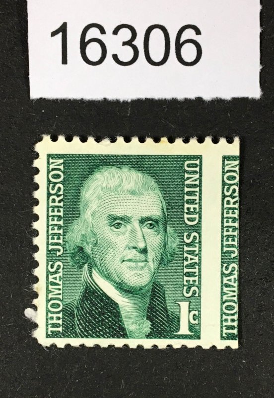 MOMEN: US STAMPS # 1278 MINT OG NH VAR. MISPERF LOT #16306