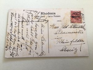Rhodesia Salisbury Hunyani river 1910 to Germany  postcard  A6151