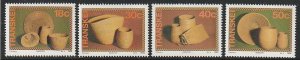 1989 South Africa - Transkei - Sc 219-22 - MNH VF - 4 singles -Basketry