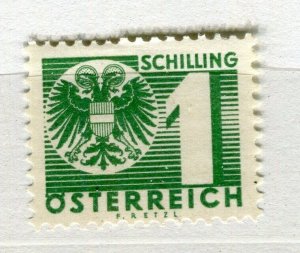 AUSTRIA; 1935 early Postage Due issue Mint hinged 1S. value