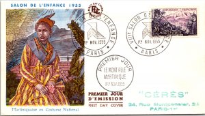 France, Martinique, Worldwide First Day Cover