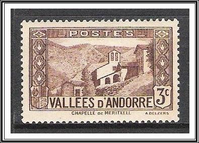 Andorra French #25 Chapel MH