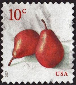 SC#5178 10¢ Pears Single (2017) Used