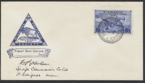 1942 #CE 1c Airmail Special Delivery FDC Winnipeg Philatelic Society Cachet