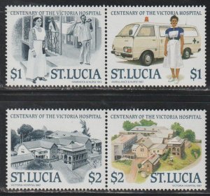 St Lucia SC 894-895 Mint Never Hinged