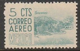 MEXICO C208, 5¢ 1950 Definitive 2nd Printing wmk 300 HORIZ. MINT, NH. F-VF.