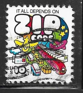 USA 1511: 10c Zip Code, used, VF