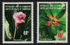 Cameroun Porcelain Rose Flowers 2v 1976 MNH SG#766-767 MI#819-820