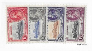 Bermuda Sc #160-163  Silver Jubilee set of 4 LH VF