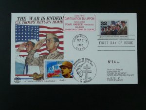 world war II ww2 Japan capitulation commemoration FDC USA 1995